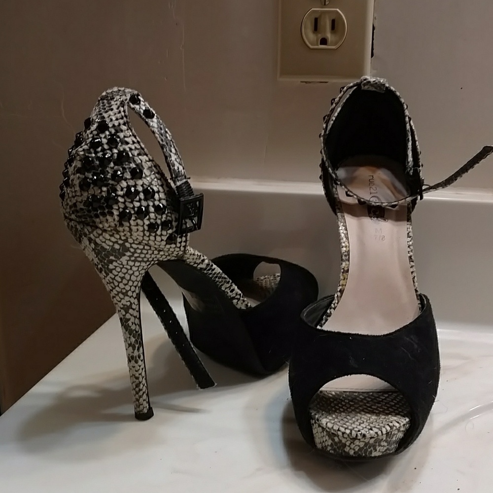 Studded High Heels